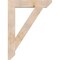 Ekena Millwork Traditional Slat Smooth Bracket, Douglas Fir, 5 1/2"W x 34"D x 46"H BKT06X34X46TRA06SDF - alternate 3